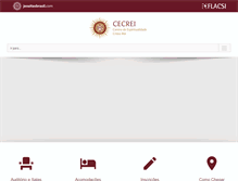 Tablet Screenshot of cecrei.org.br